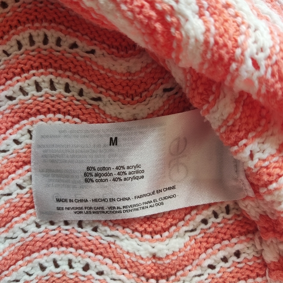 5/$25 Ella Moss Puffed Short Sleeve Sweater Top Size M - Picture 7 of 15